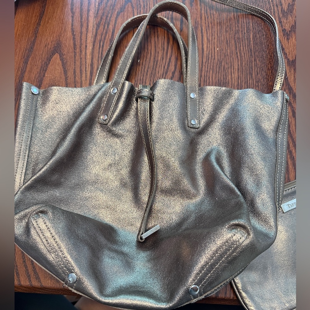 Tiffany & Co. Shimmering Gold Tote